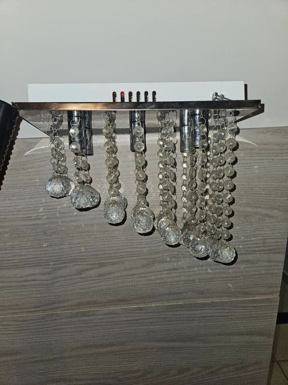 Lustre Gotas de Vidro  Moderno