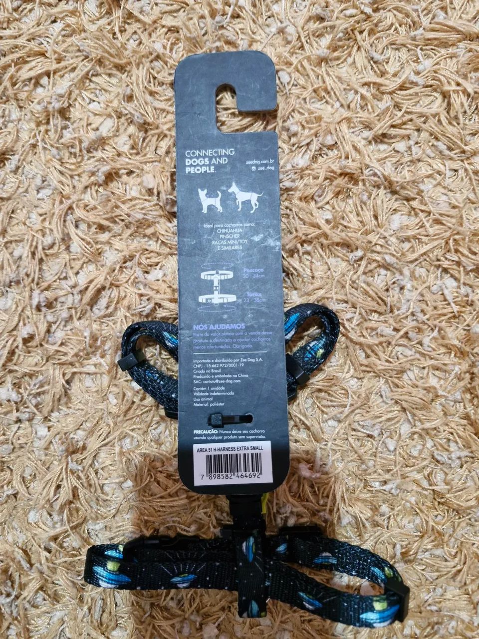 Kit zee dog  peitoral, Coleira e Guia para Cães Pequenos - Foto 2