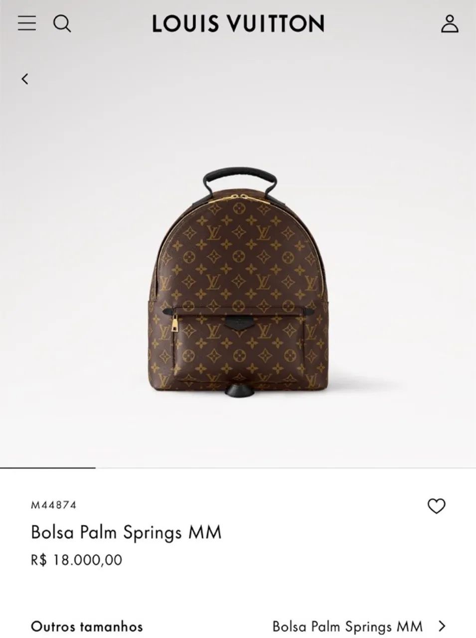 mochila louis vuitton original palm - Foto 3