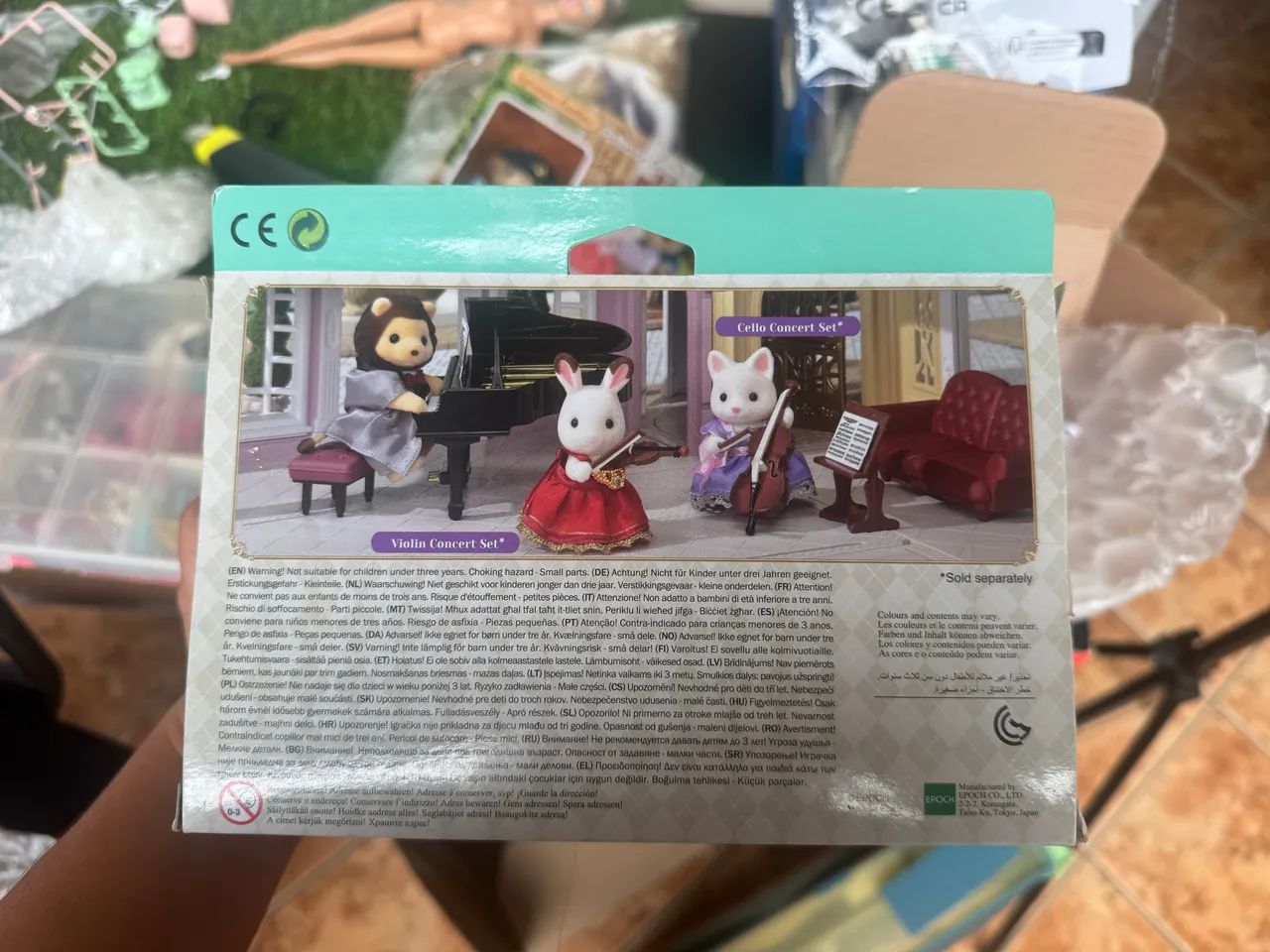 Sylvanian families leão c/ piano  - Foto 4
