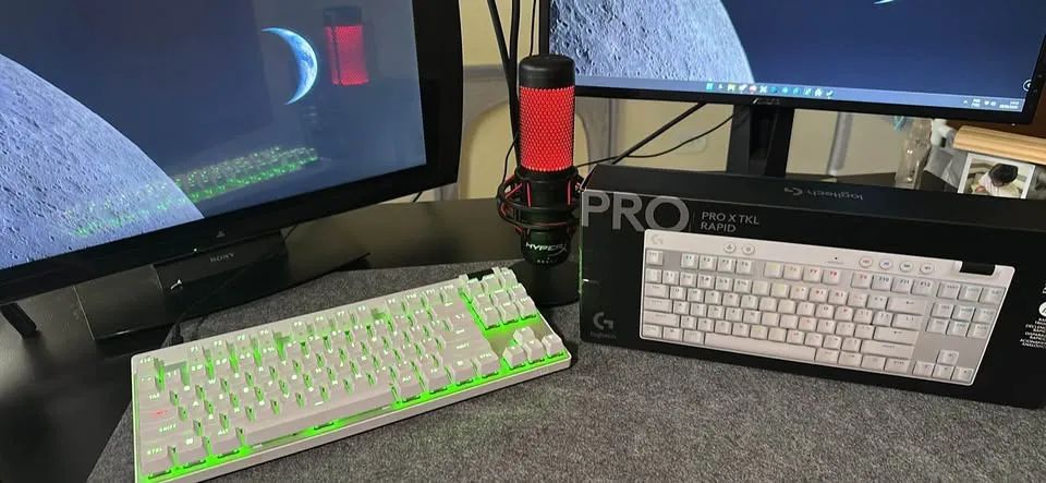Teclado Logitech G PRO X TKL RAPID Magnético - Branco