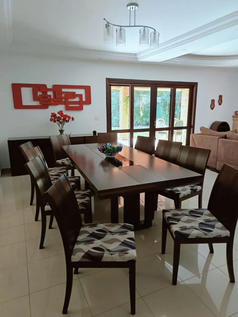 Mesa jantar retangular 10 lugares novíssima  - Foto 3