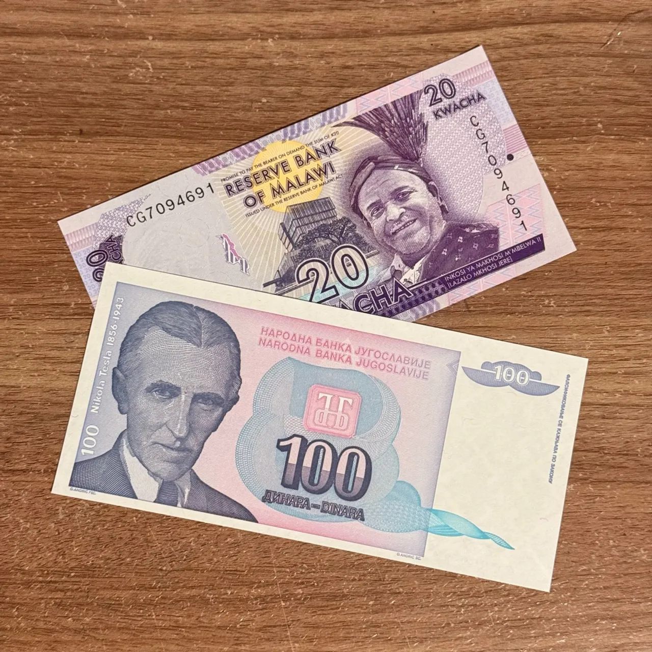Kit de 2 Cédula Estrangeira colecionáveis FE - Foto 2
