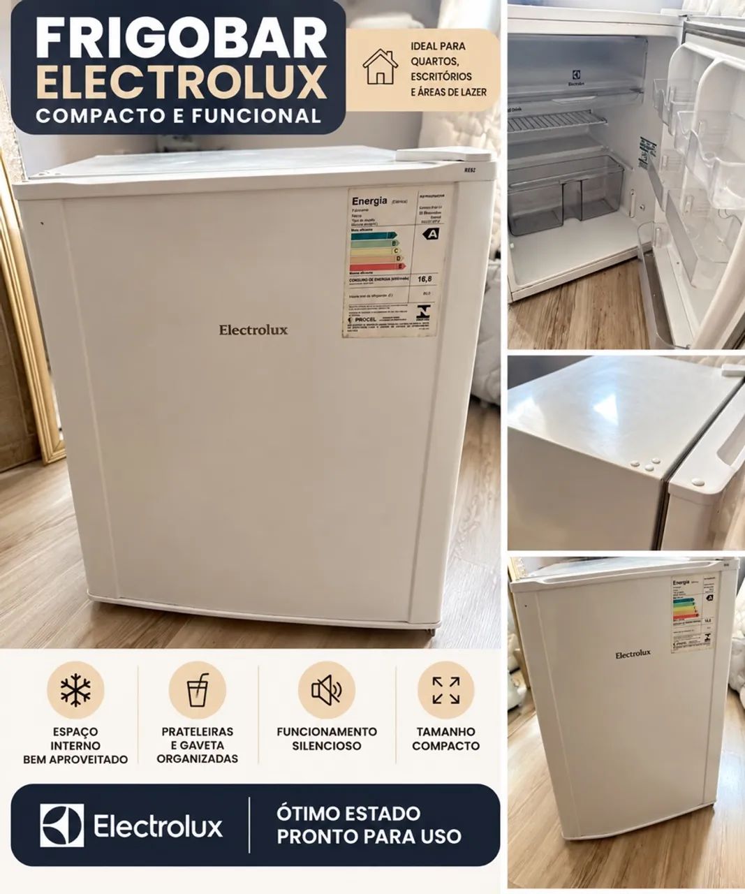 Oferta de frigobar ELECTROLUX 