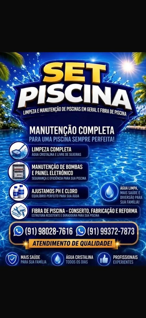 Piscina limpeza 
