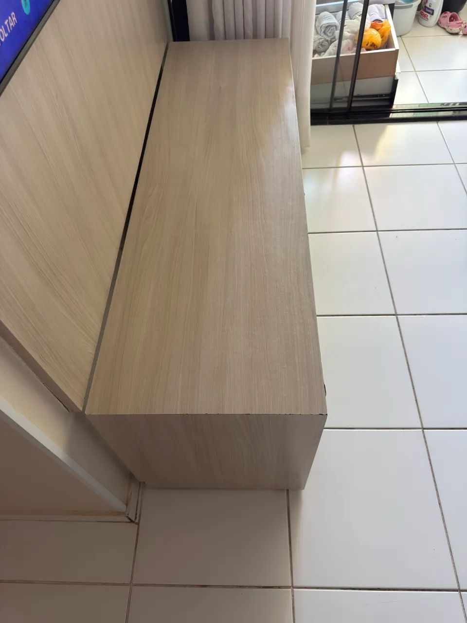 Rack MDF com gavetas em vidro - Foto 4