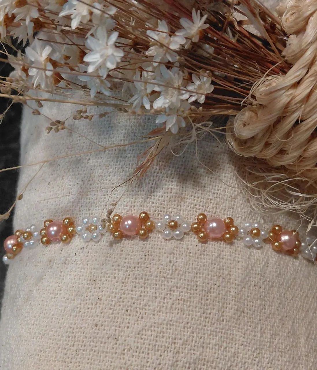 Pulseira artesanal miçangas luxo - Foto 5