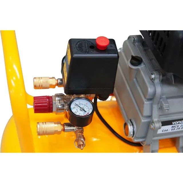 Motocompressor de ar, 8,0 pcm, 25 litros, MCV 25 VONDER  - Foto 2