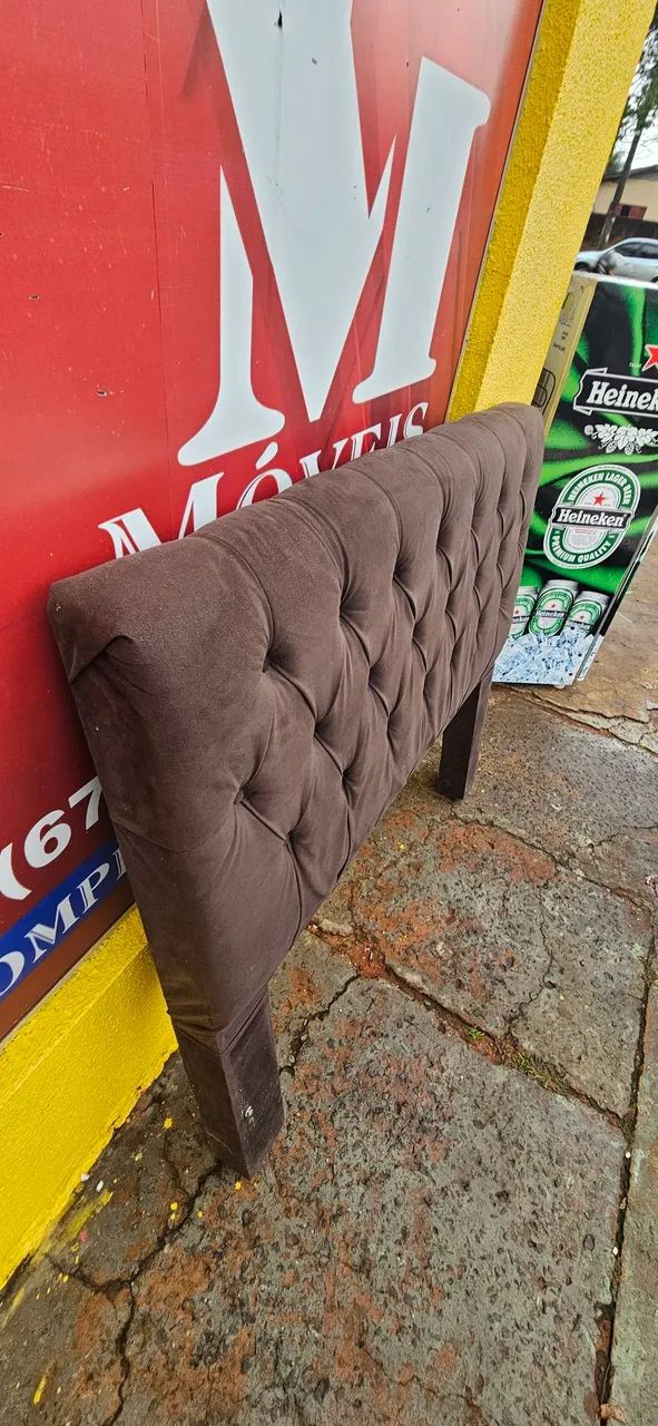 cabeceira cama box casal padrão bem conservada ENTREGA GRÁTIS  - Foto 2