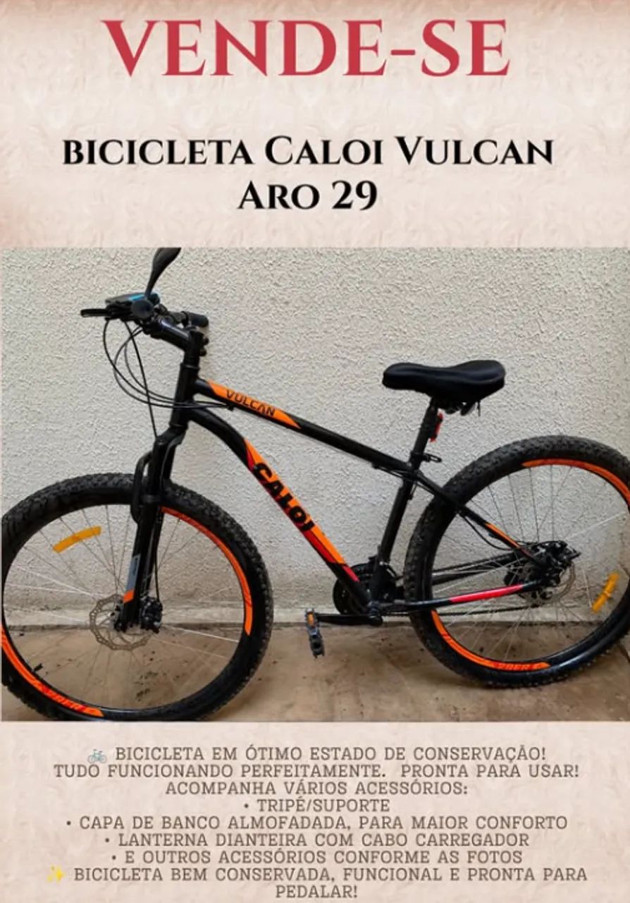 bicicleta + Caloi + Vulcan
