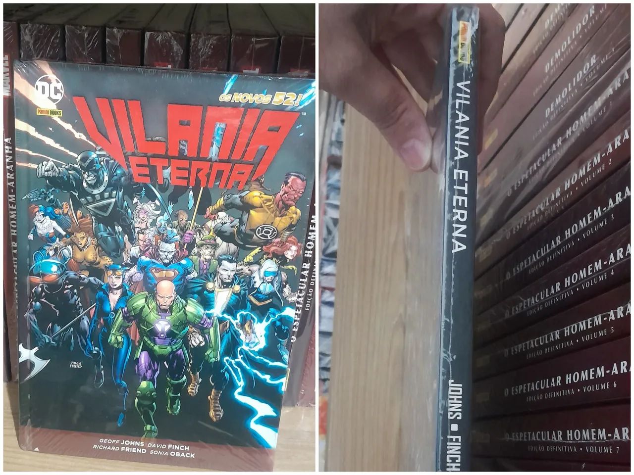 Hq Vilania Eterna Os Novos 52 DC Panini Lacrada
