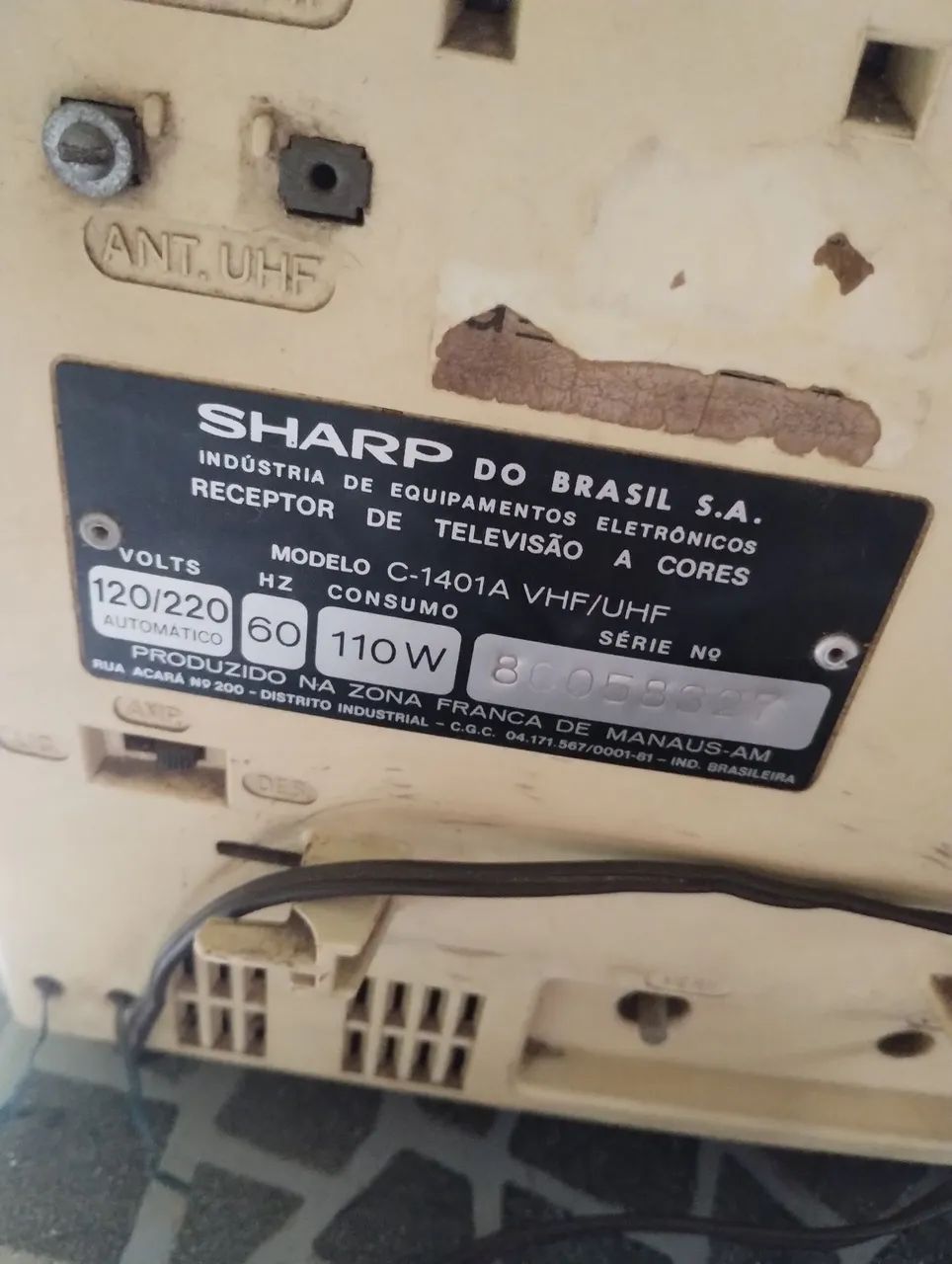 Tv retro Sharp linytron 14 polegadas  - Foto 5