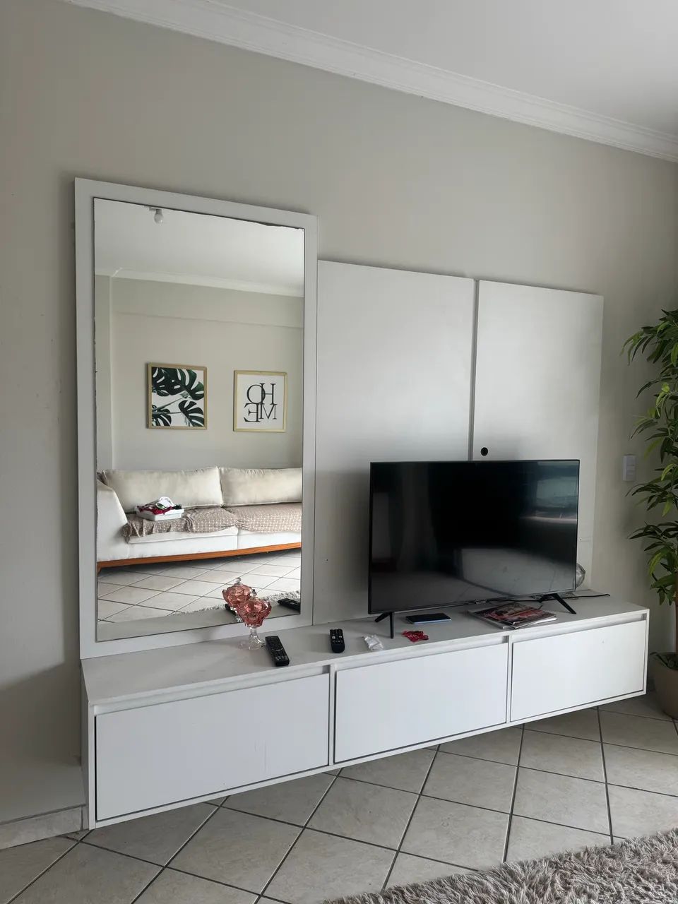 Rack com Painel + Espelho  - Foto 2