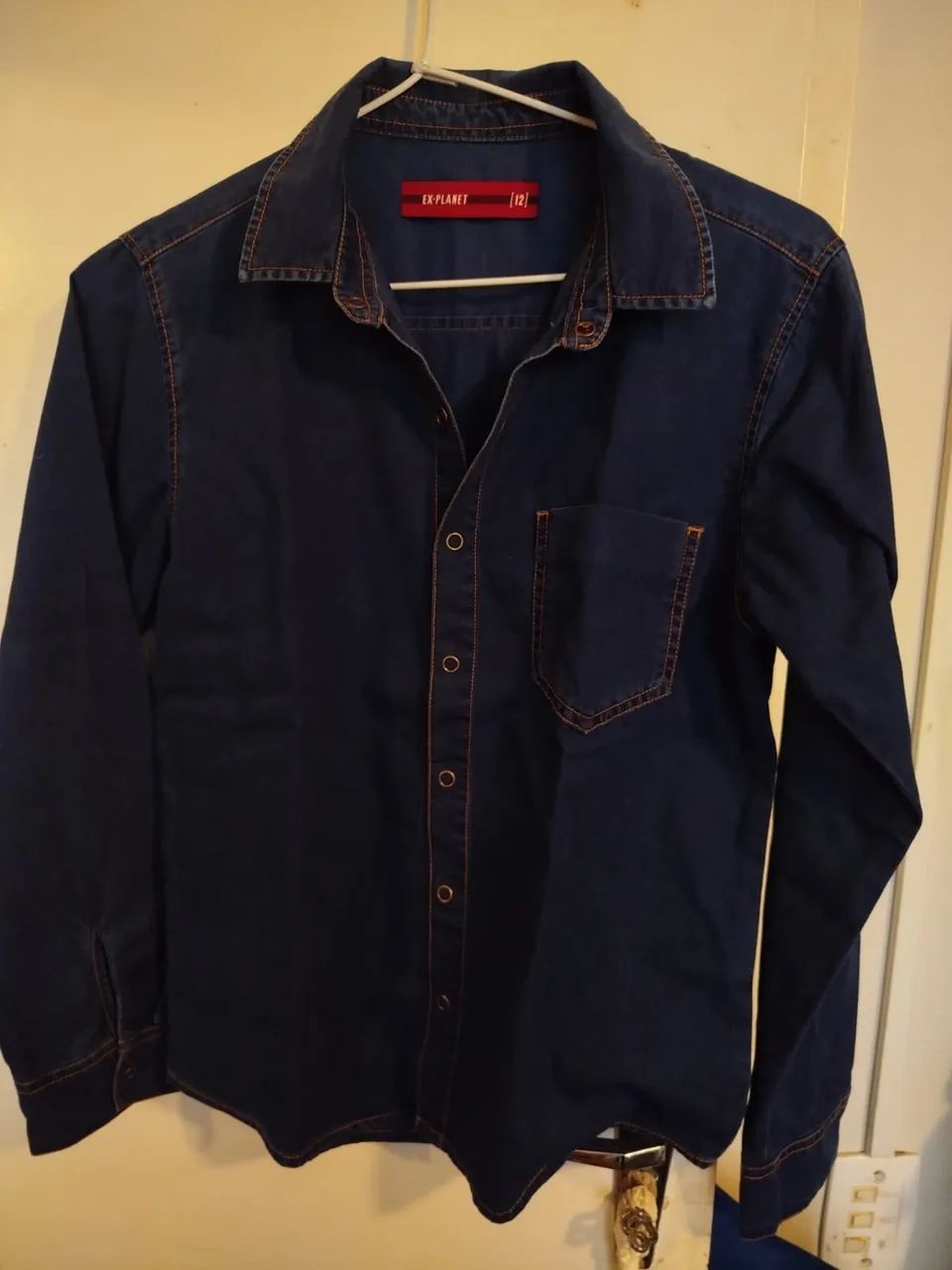Camisa jeans infantil 