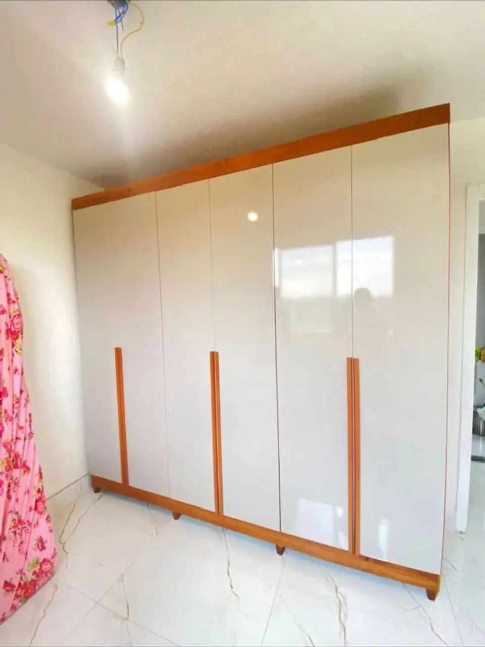 Guarda roupa 100% MDF - Nature off white 