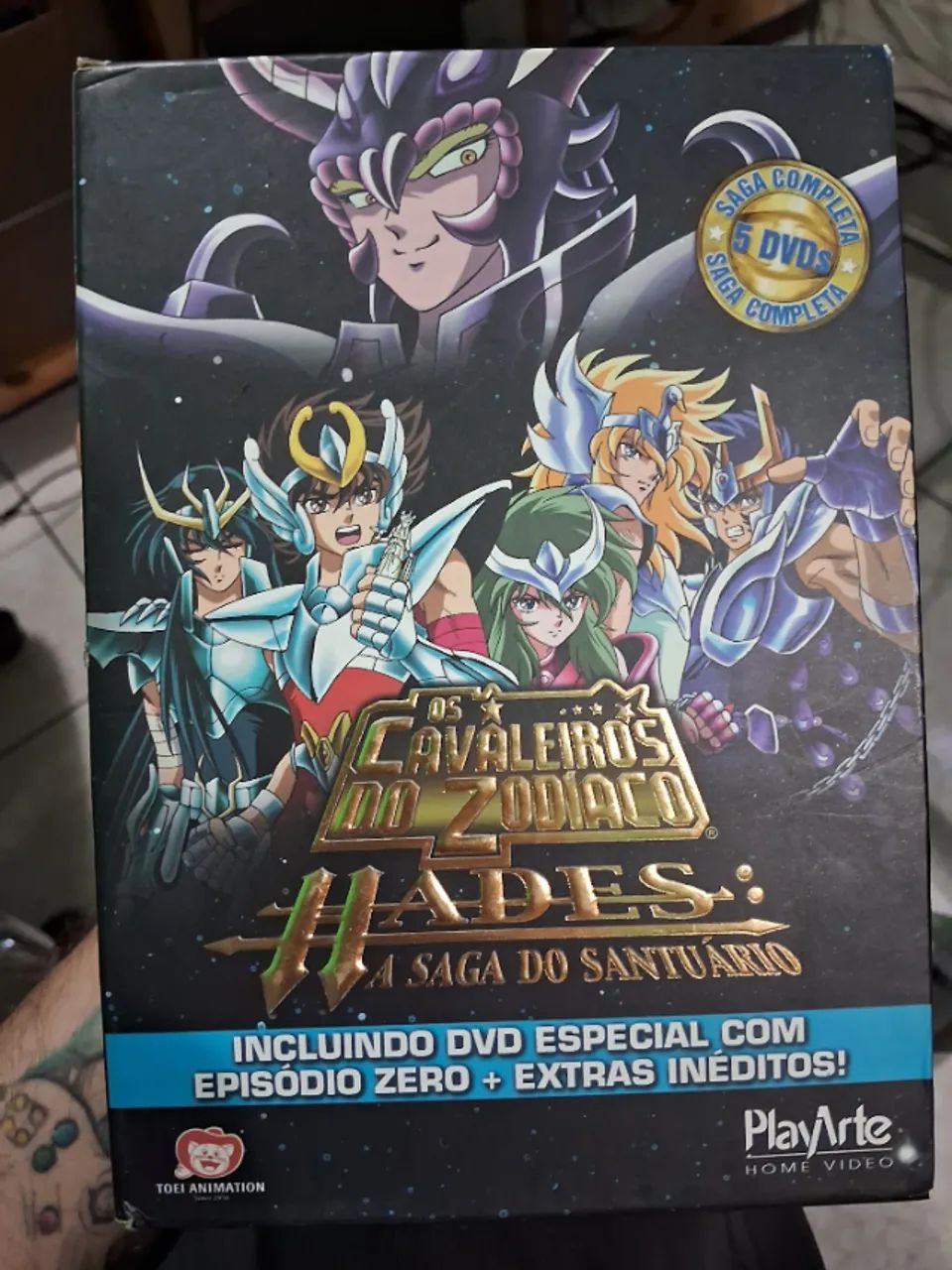 Box DVD Saint Seiya - Os Cavaleiros do Zodíaco Hades: A Saga do