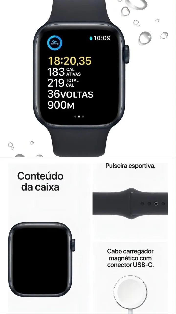 Apple Watch SE 2ª Geração GPS ? Excelente Estado