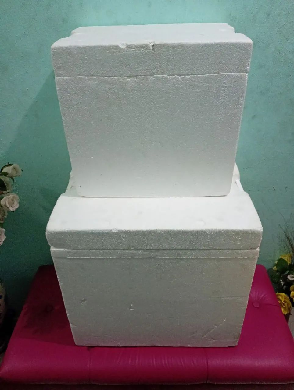 Caixa de isopor 40 e 30