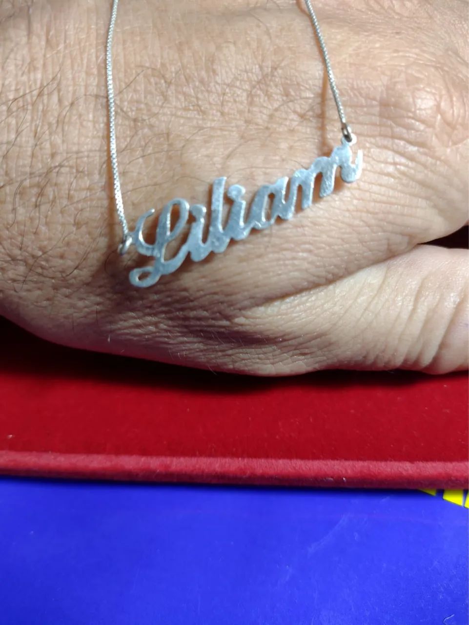 Colar com Nome Prata 950 Todos os Nomes 45 Cm - Foto 3
