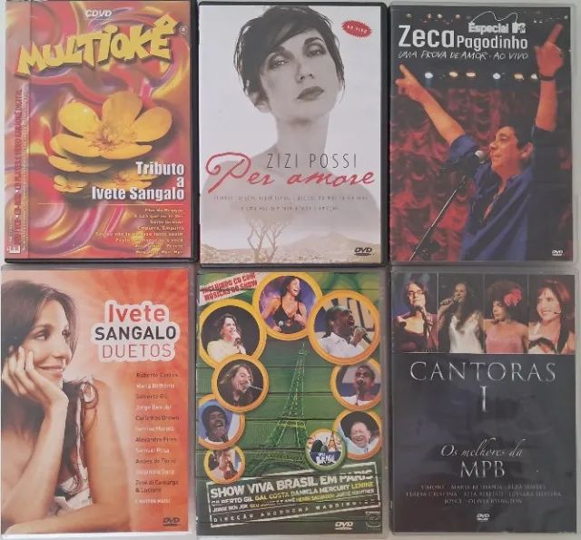 Lote com 18 DVDs Originais Músicas Shows - Foto 4