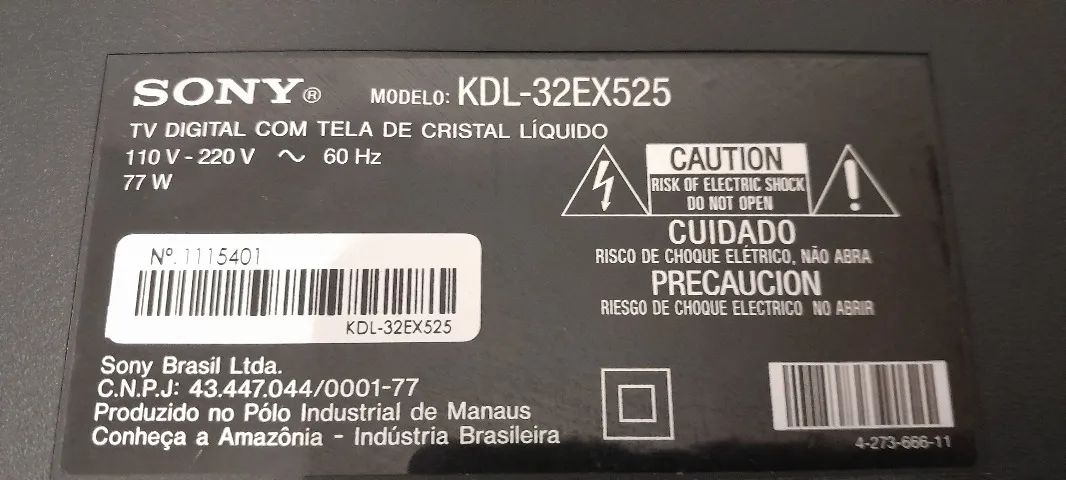 Tv Sony 32 Polegadas - Tv Sony com defeito - Não é SMART - Foto 5