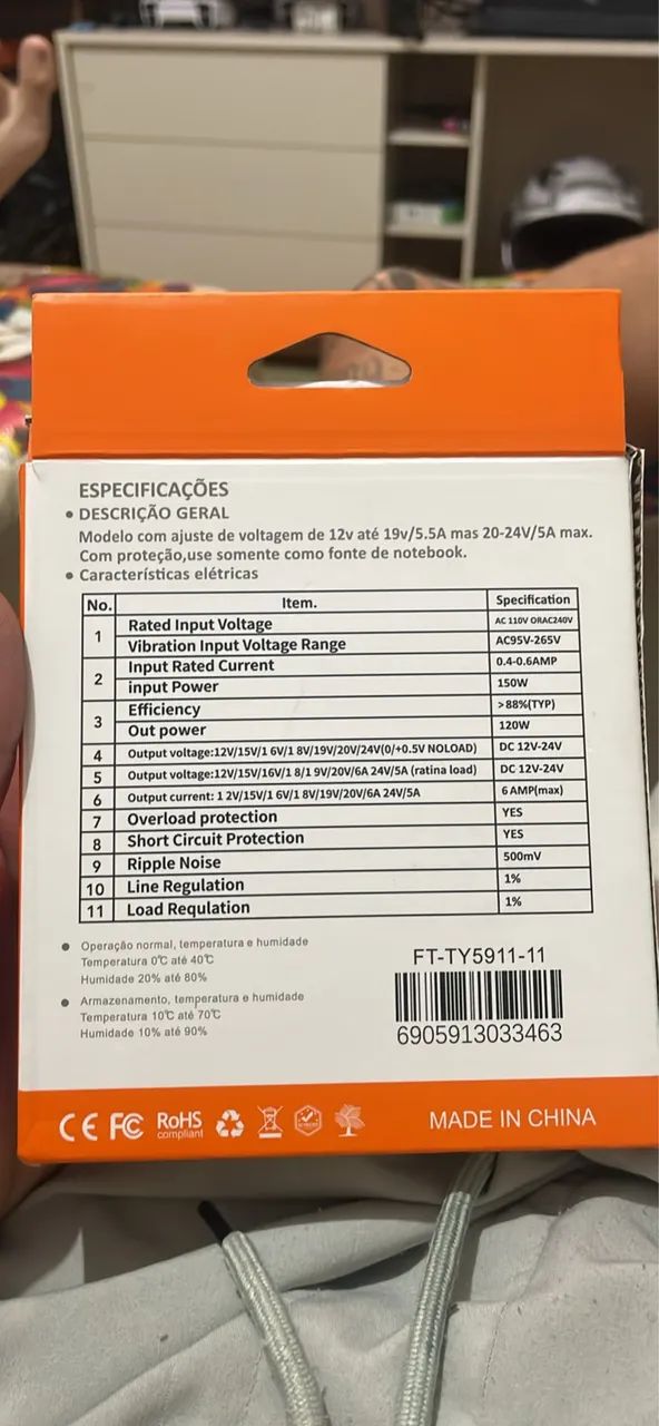 Carregador Universal para Notebook!