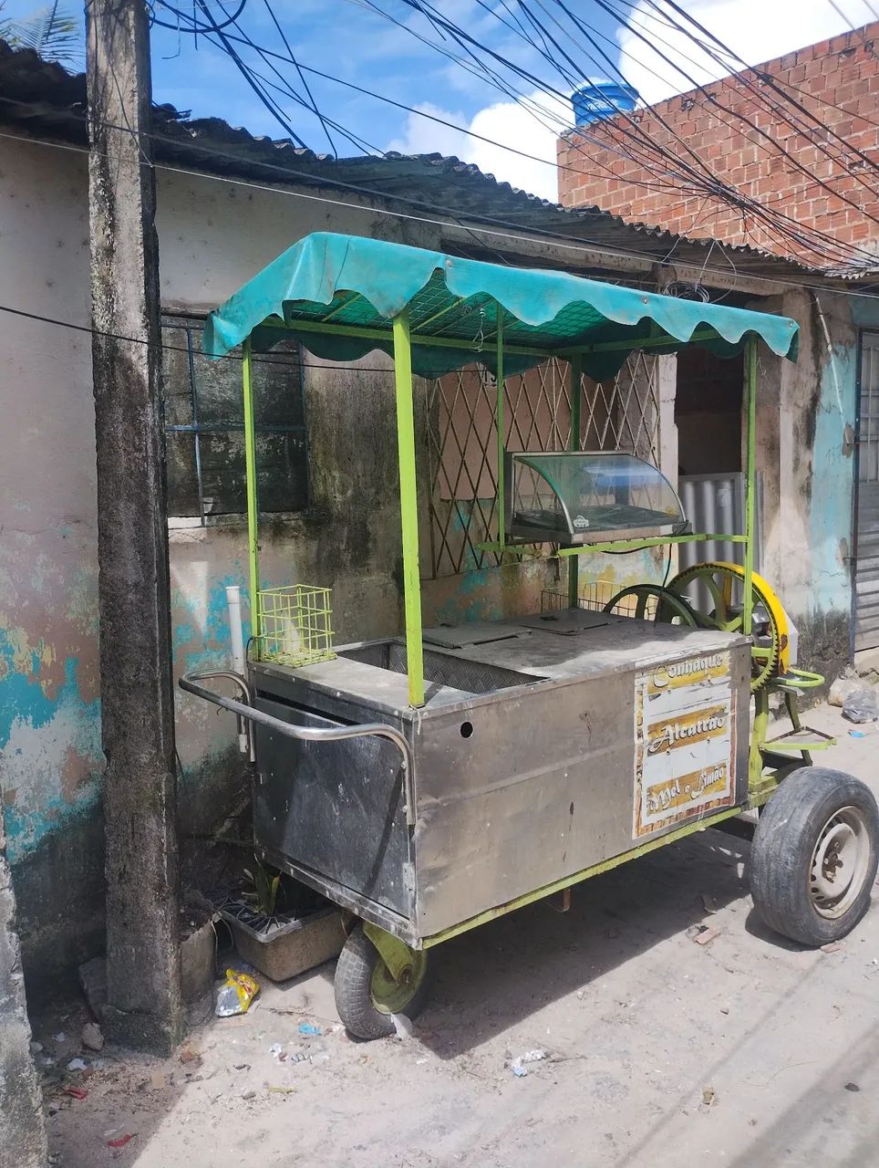 carrinho de caldo de cana , laranja , e lanche  - Foto 4