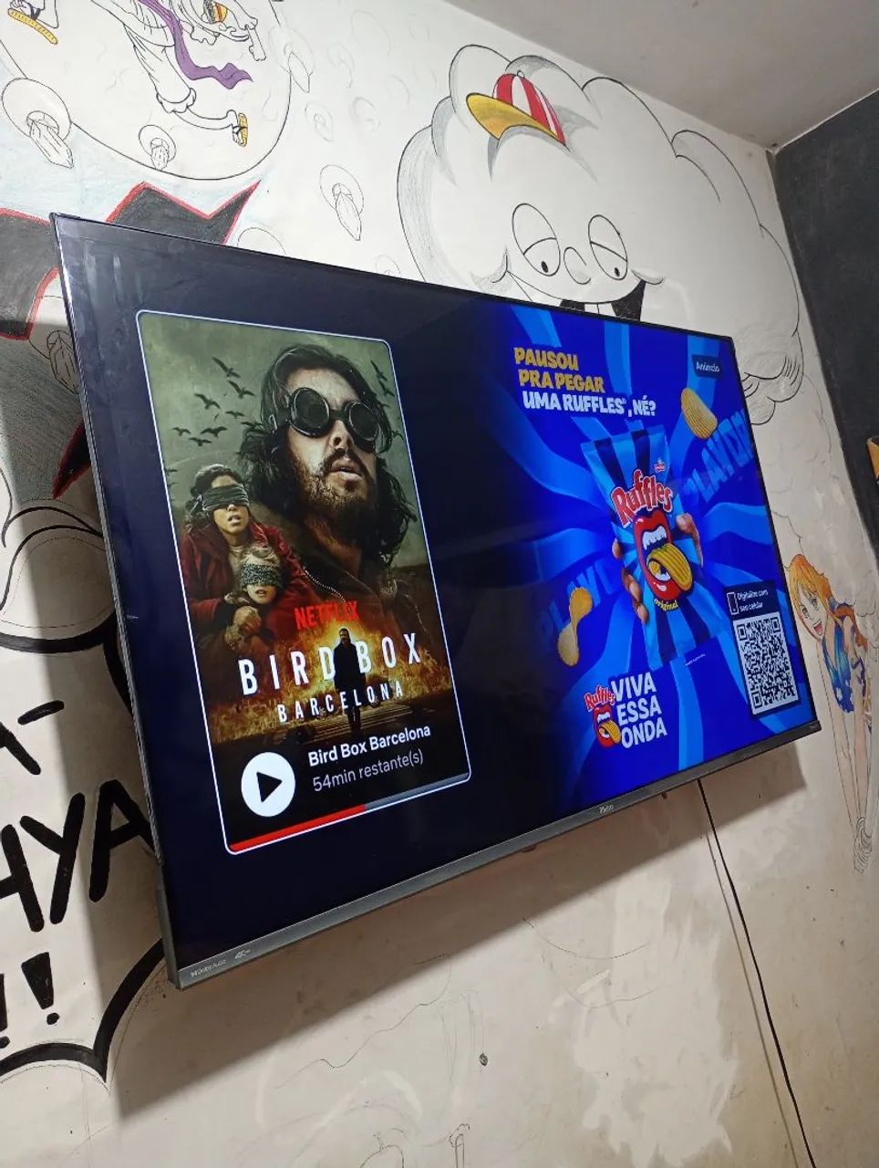 Tv smart 55 polegadas semi nova 
