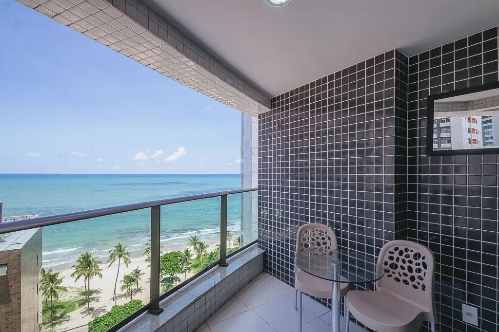 Apartamento para locação no Edifício Parque Atlântico, em Boa Viagem  44m², vista para o m - Foto 3
