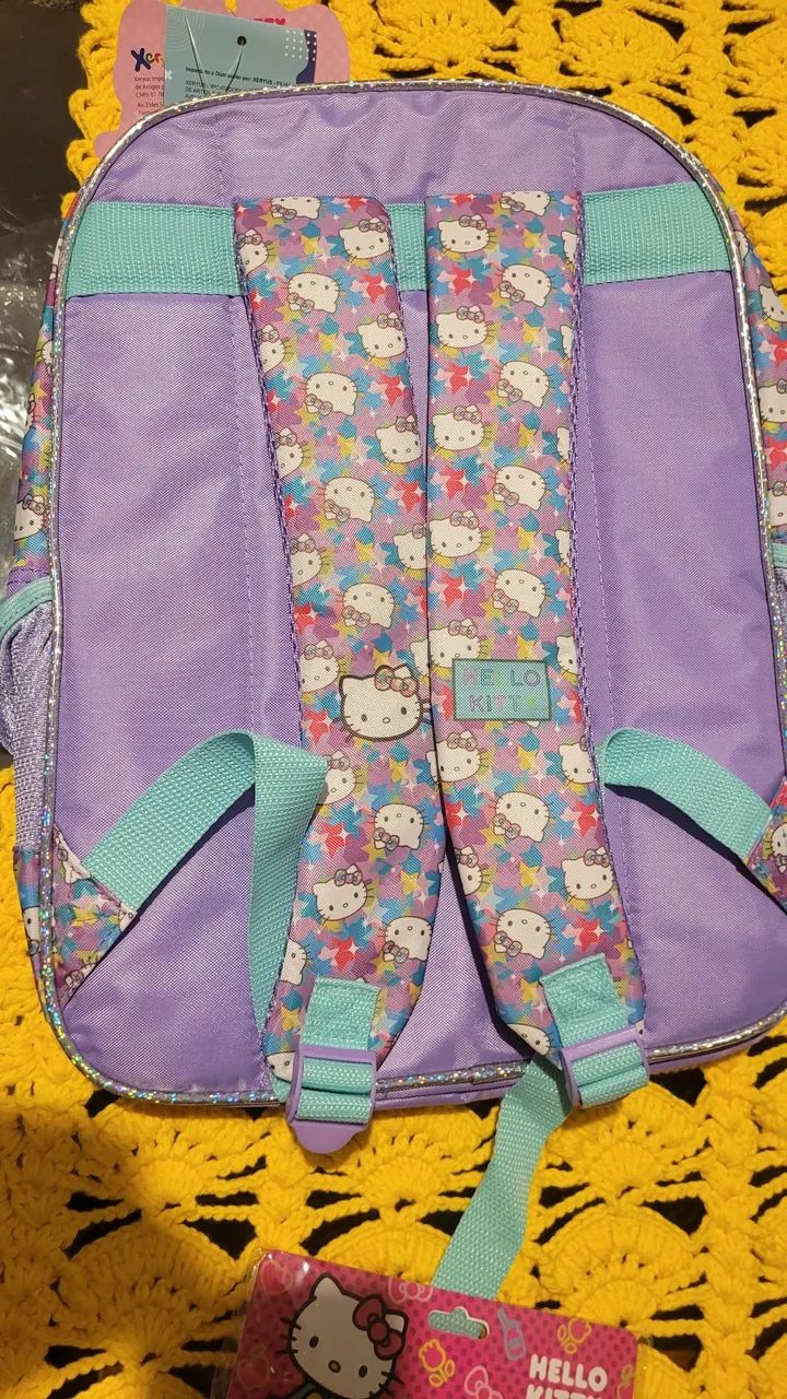 Mochila e estojo Hello Kitty 65573791542915124