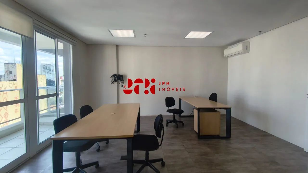 Sala comercial em Pinheiros - 100m², 02 banheiros, 04 vagas, mobiliada. - Foto 3