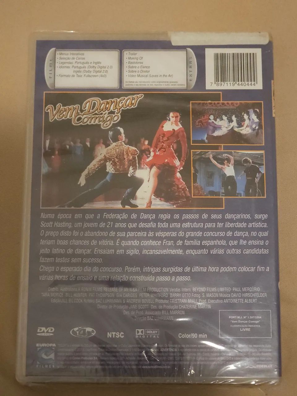 Vem Dançar Comigo Lacrado, direção Baz Luhrmann, DVD Original