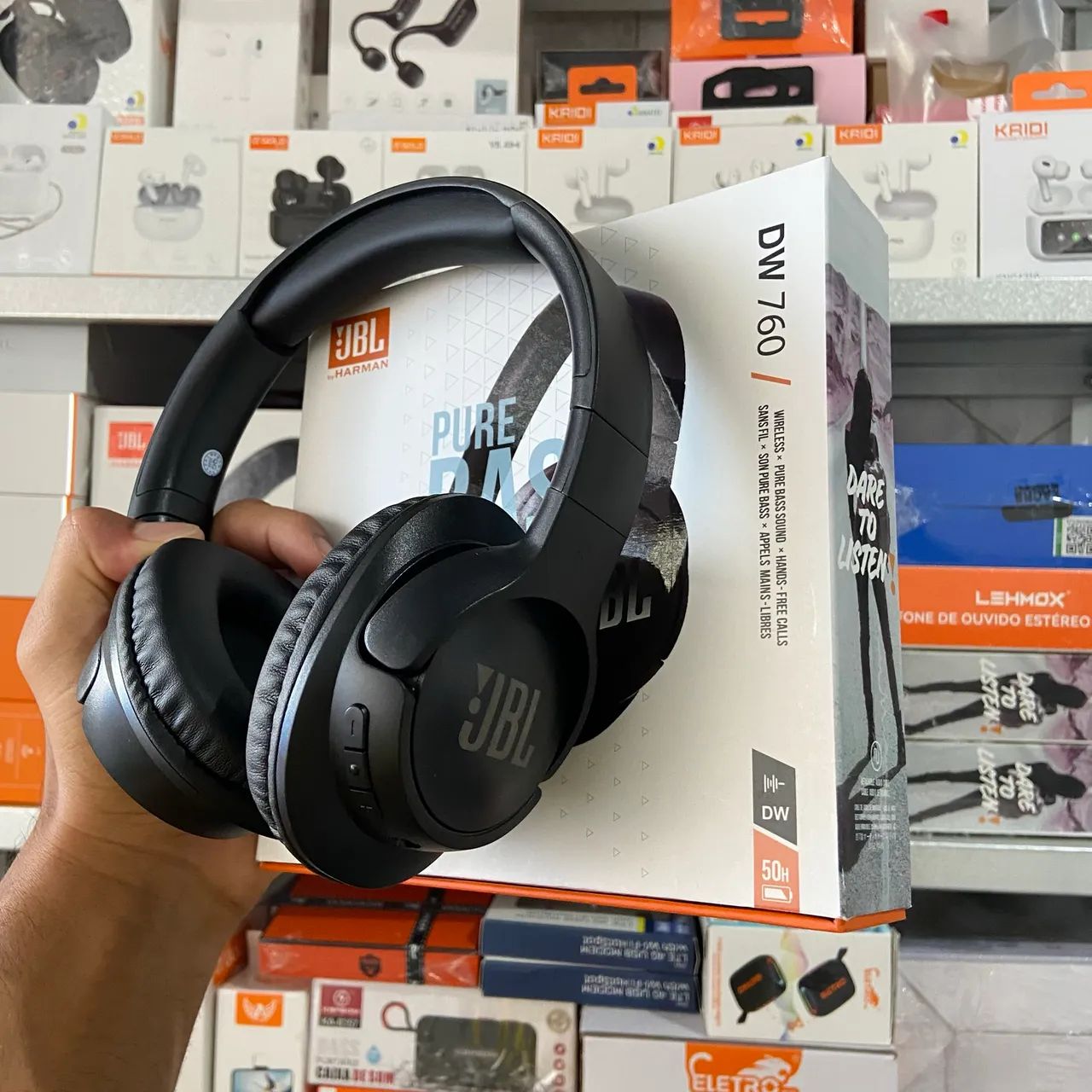     Fone Bluetooth JBL DW760 Headphone Sem Fio