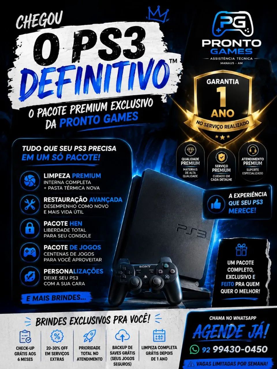 PS3 DEFINITIVO - PRONTO GAMES 