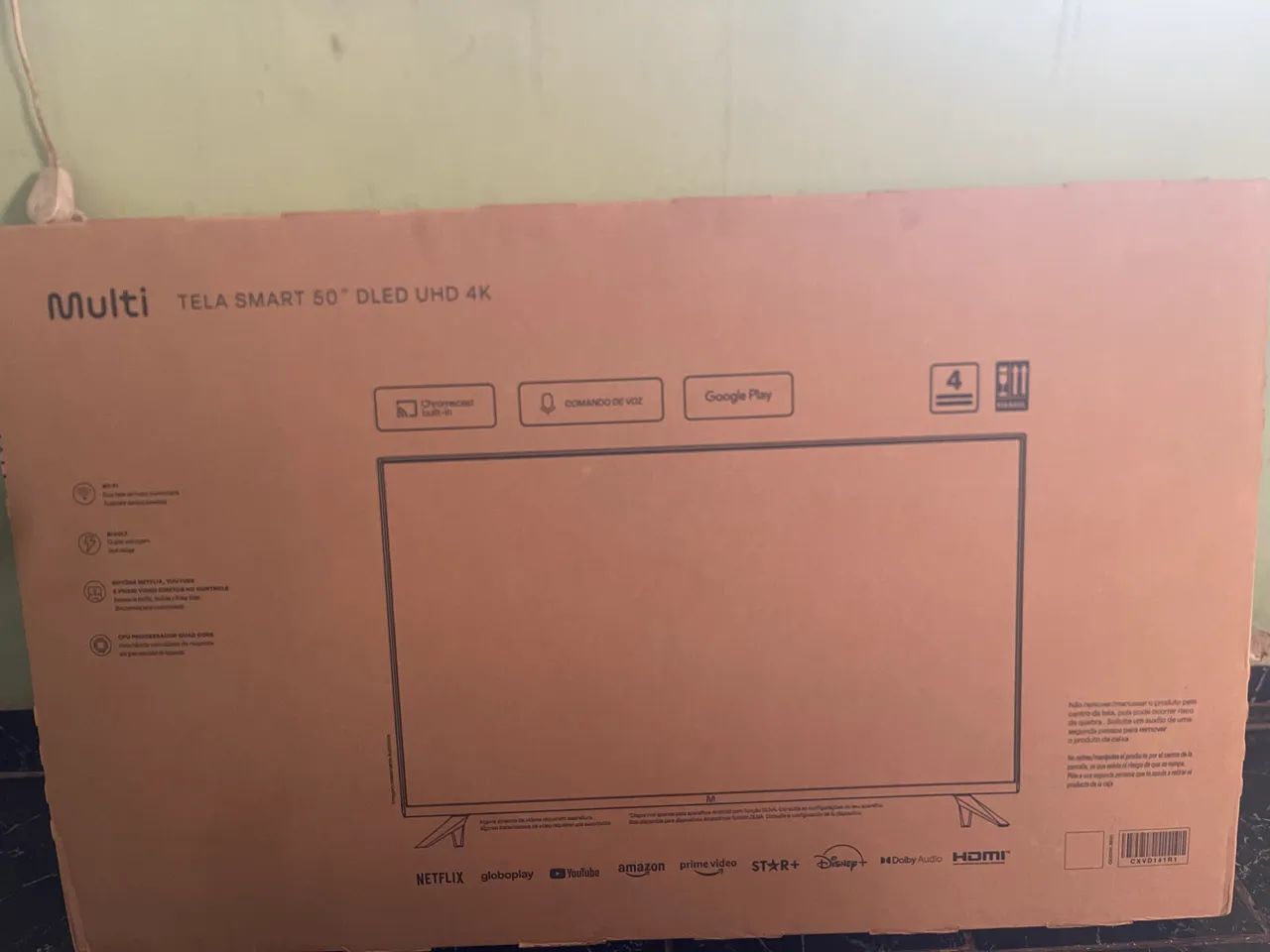Vendo smart tv 50 polegadas na caixa  - Foto 2