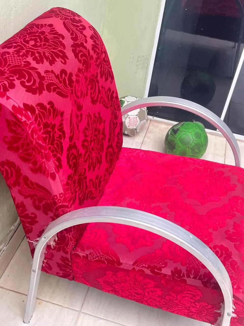 Poltrona aveludada  - Foto 4