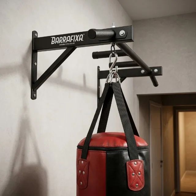 Barra Fixa Parede Musculação Pull-up Pegada Neutra E Aberta