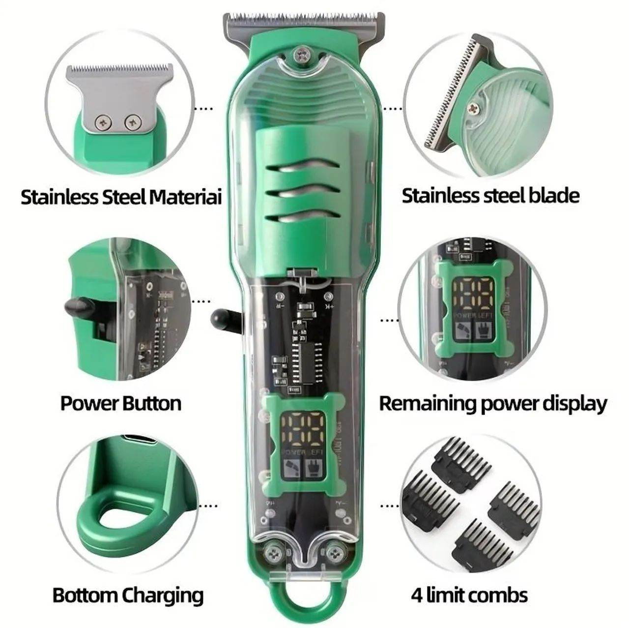 Máquina de Cortar Cabelo e Barbear - Foto 6