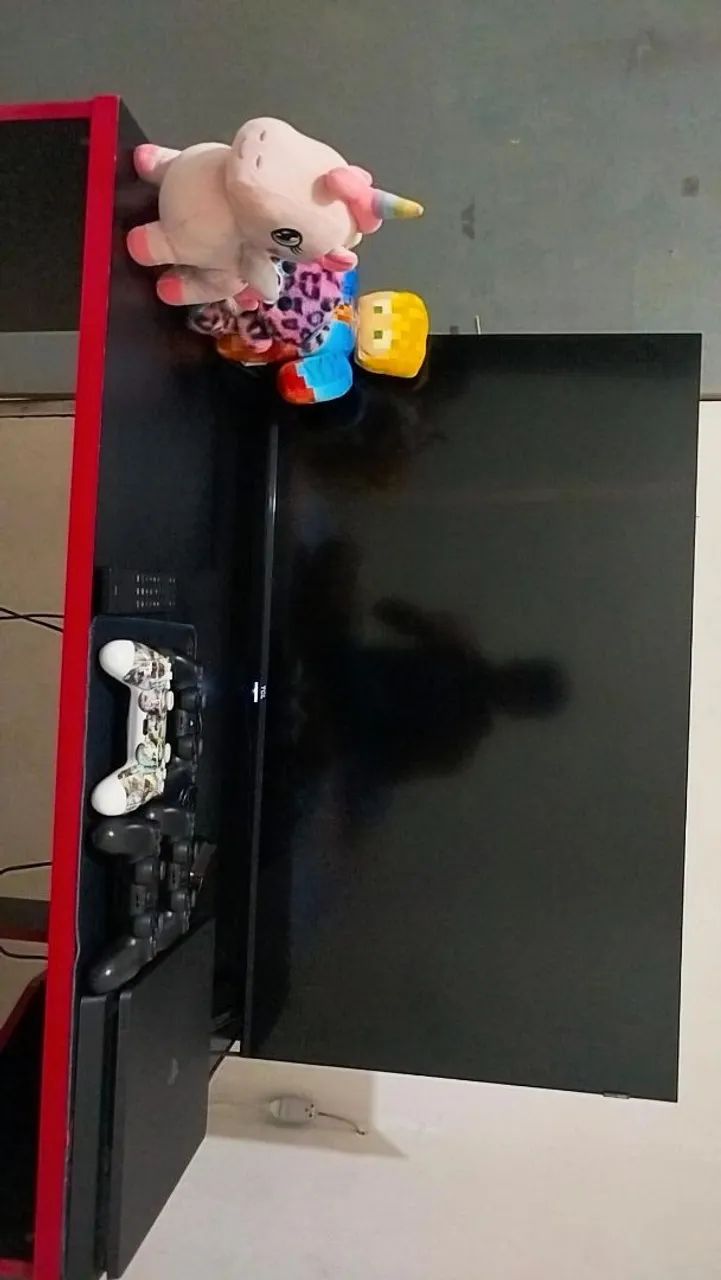 Uma televisão de 43 polegadas 