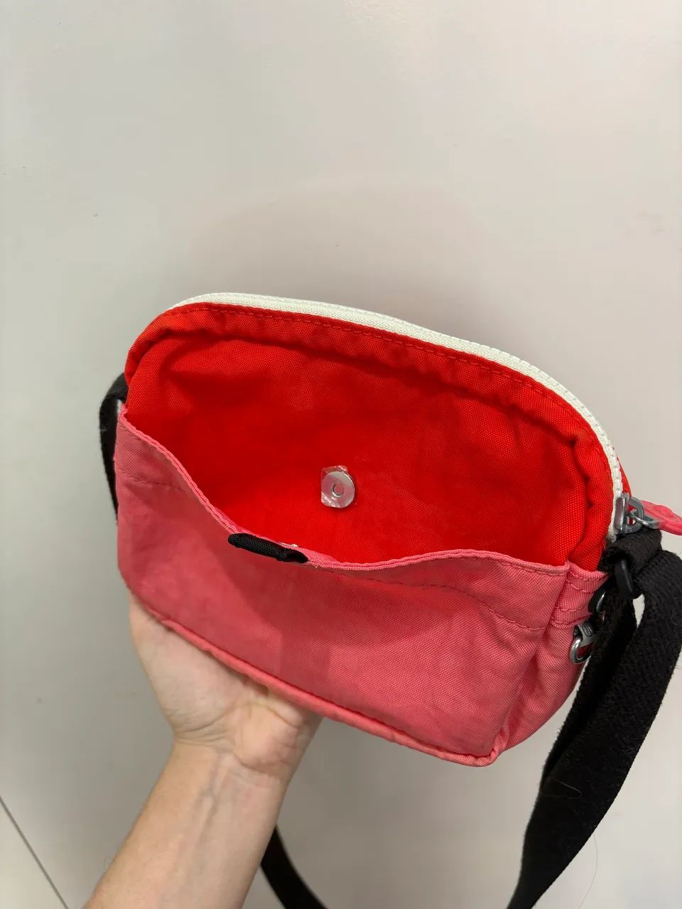 bolsa transversal kipling sisko rosa - Foto 3