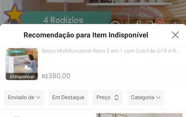 Mini Berço  - Foto 3