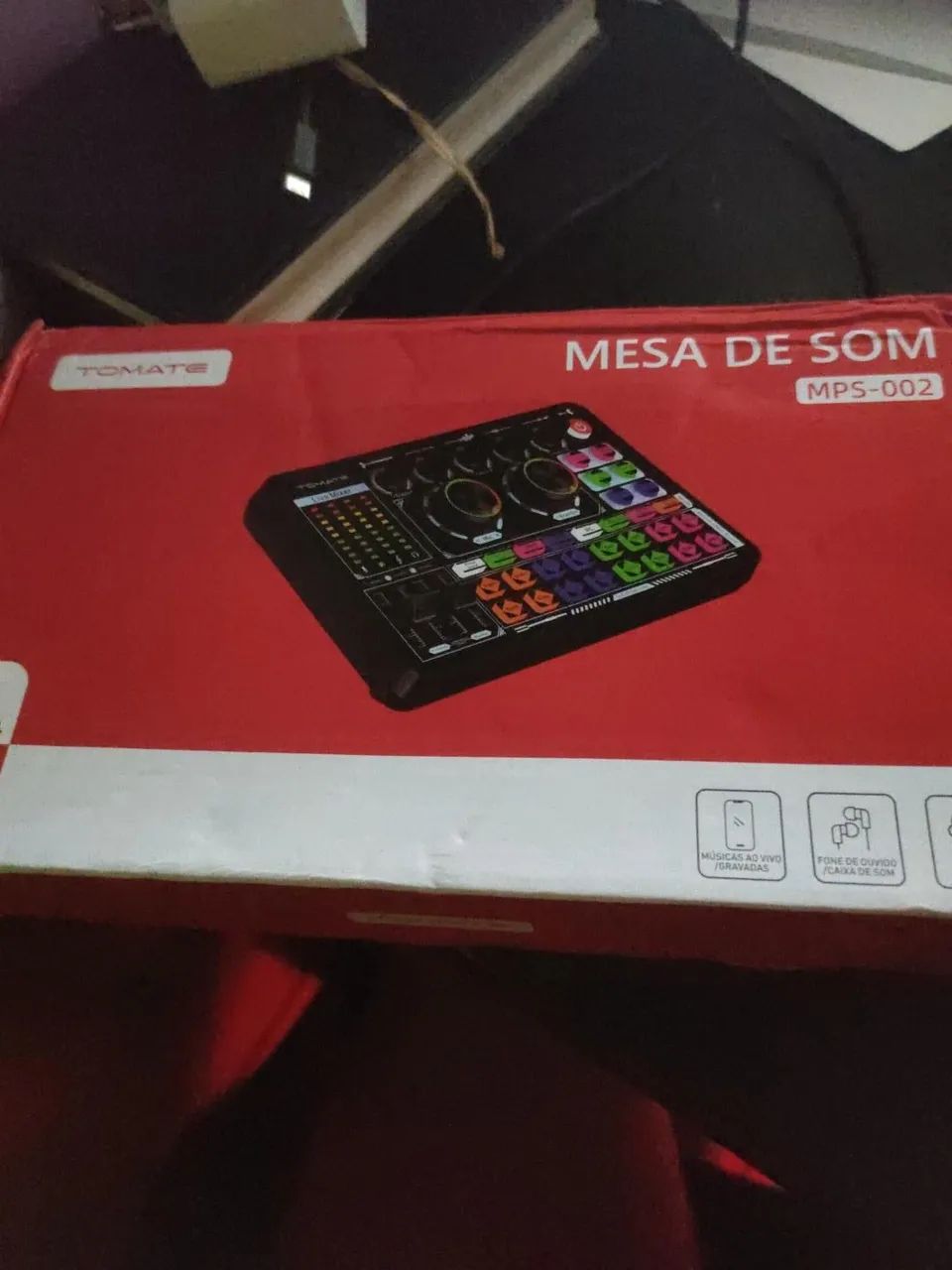 Mesa de Som Tomate MPS-002 para Live, Podcast e Karaokê - Foto 4