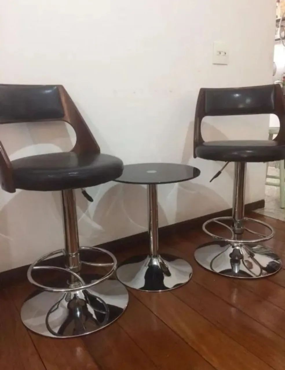 Conjunto bistro / cadeira alta + mesa - Foto 4