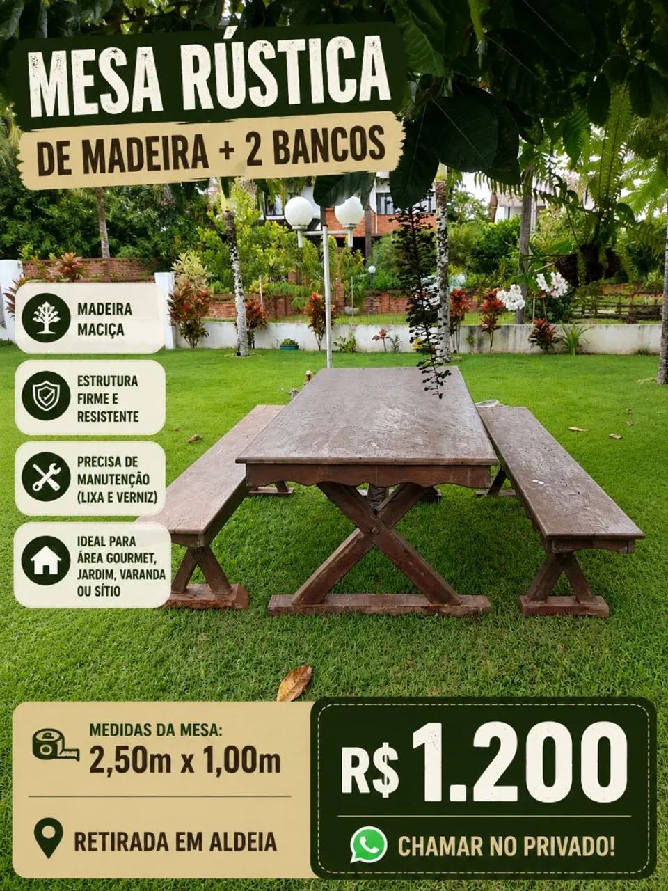 Rustic wooden table467355670645329920