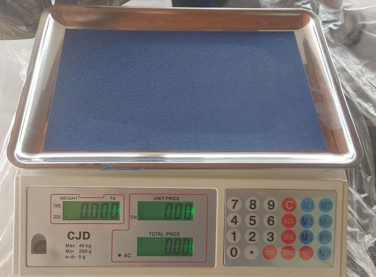 Balança comercial de 40kg com bateria e energia  - Foto 4