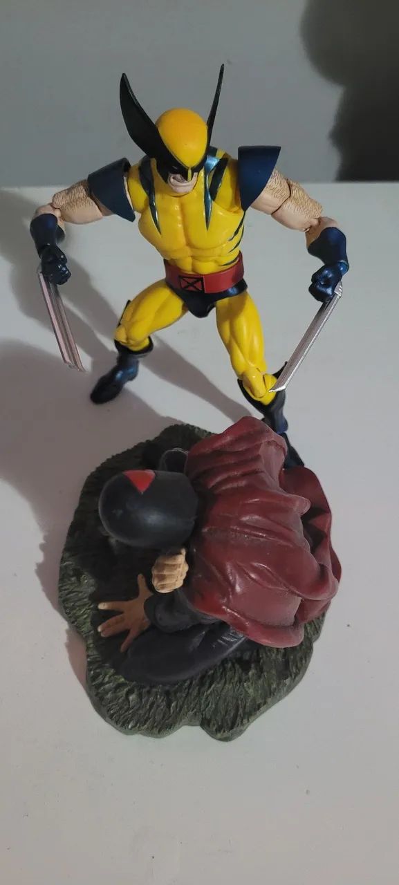 2 bonecos wolverine e magneto action figure xmen mutantes - Foto 4