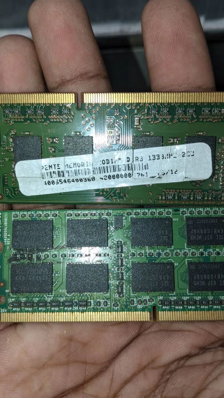2 pentes de memória ram ddr3 2gb para notebook - Foto 2