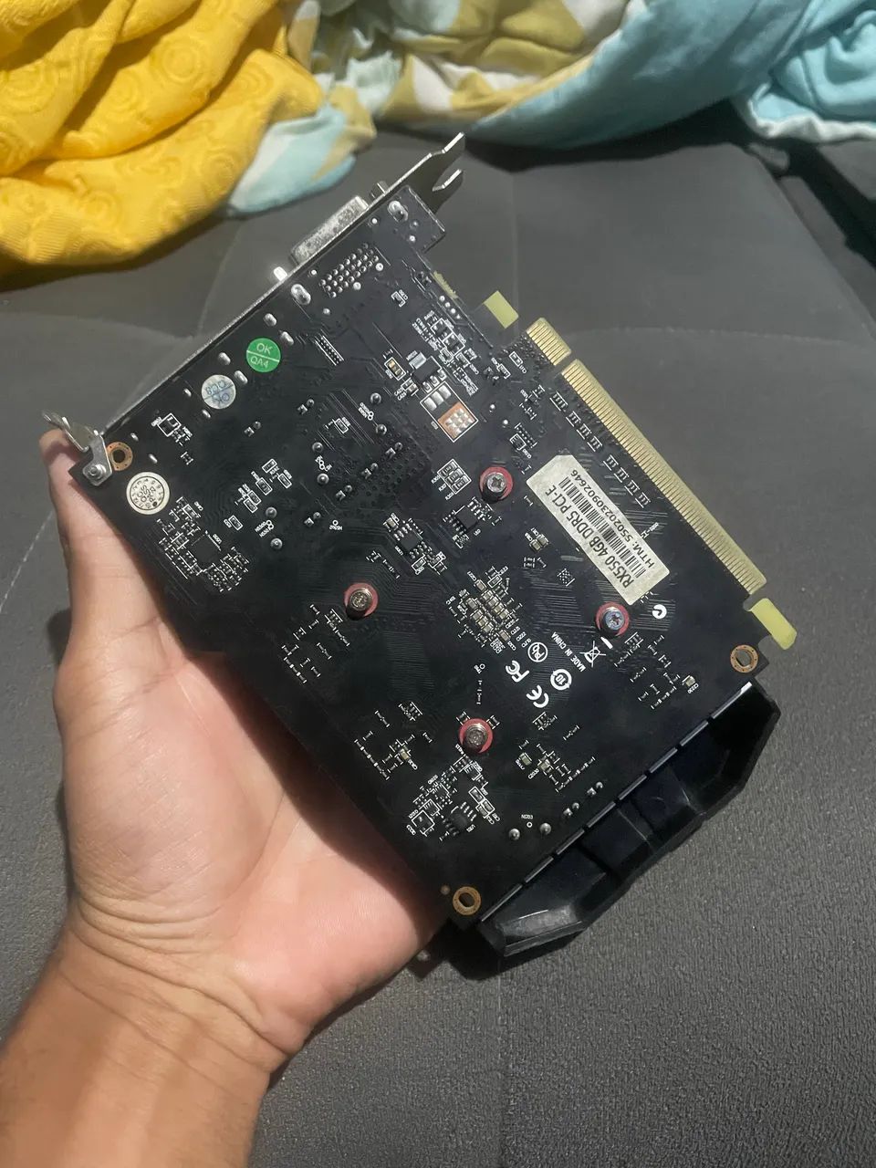 Vendo placa de vídeo rx550 funcionando perfeitamente 