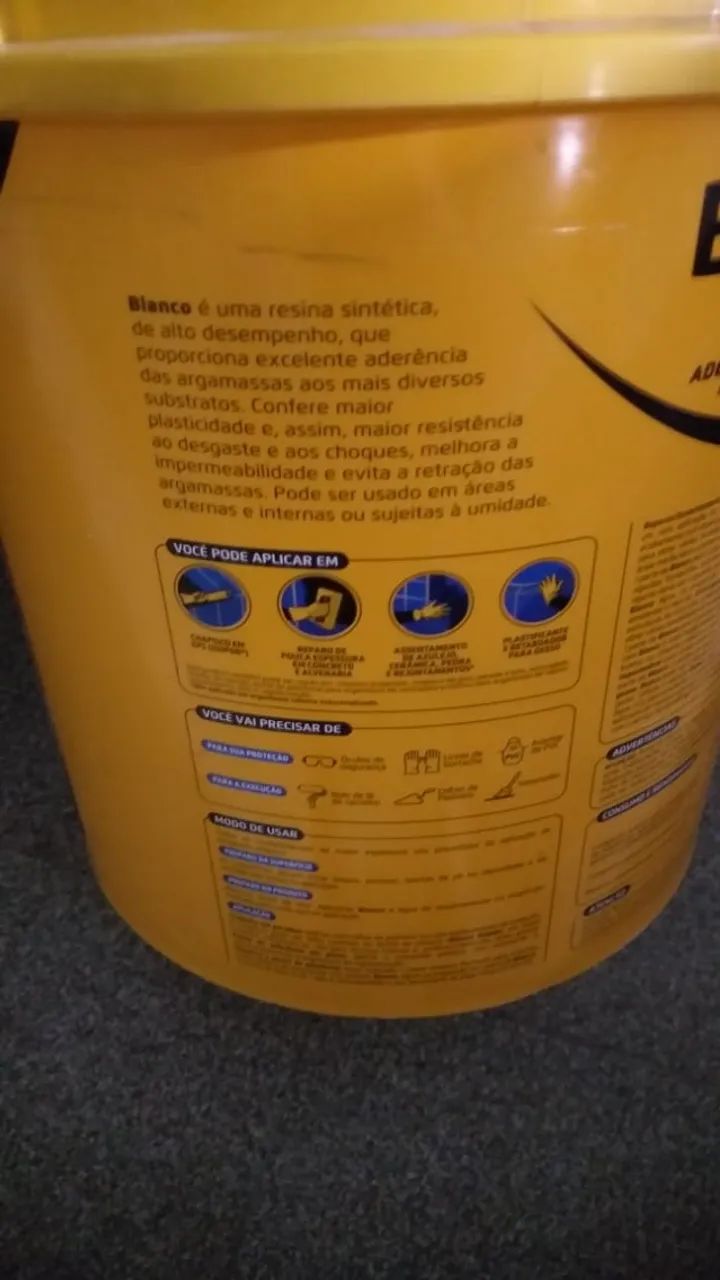Adesivo de alto desempenho - Bianco Vedacit - 18kg - Foto 3
