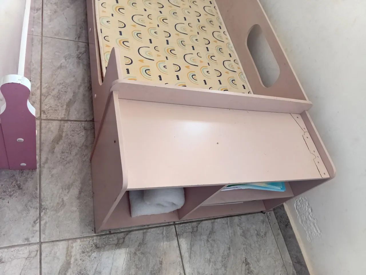 CAMA INFANTIL DE MENINA COM COLCHÃO  - Foto 3